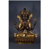 Qing Dynasty Bronze Figure Four-Arm Avalokitesvara
