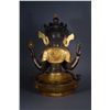 Image 2 : Qing Dynasty Bronze Figure Four-Arm Avalokitesvara