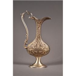 Asian Silver Wine Ewer