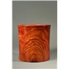 Chinese Rose Wood Concave Cylindrical Brush Pot