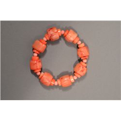 Two Piece Chinese Coral Bead Bracelets