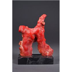 Chinese Red Coral Naturalistic Tree Form