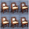 Image 1 : Set 6 Qing Dynasty Huanghuali Chairs Inset Marble