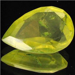 26.50ct Untreated Natural Lemon Citrine Pear (GEM-31926)