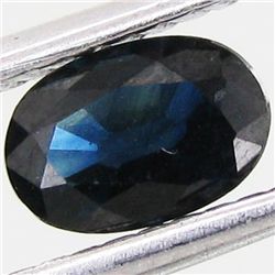 0.7ct Natural Deep Blue Sapphire Oval (GEM-19539A)