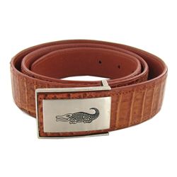 Brown Crocodile Belt 47  New (ACT-288)