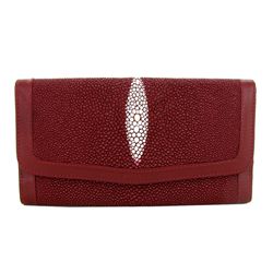 Ladies Stingray Hide Clutch Purse Wallet (ACT-331)