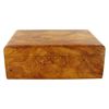Image 1 : Handcrafted Afzelia Burl Box (DEC-516)