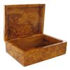 Image 2 : Handcrafted Afzelia Burl Box (DEC-516)