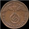 Image 1 : 1938A Germany 1pf AU+ ERROR (COI-9916)
