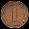 Image 2 : 1938A Germany 1pf AU+ ERROR (COI-9916)