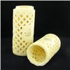 Image 2 : Chinese Handcarved Bone Scroll Tube (CLB-851)