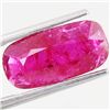 Image 1 : 3.28ct Long Cushion Natural Cherry Red Ruby Unheated (GEM-35230)