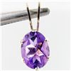 Image 1 : 2.88twc Amethyst Sterling Pendant (JEW-2669)