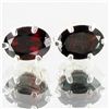 Image 1 : 4.41twc Red Garnet Sterling Earrings (JEW-2655)