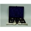 Image 1 : Two sets of teaspoons, 12 silver x 1934 an...