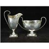 Image 1 : An Edwardian silver cream jug and sucrier ...