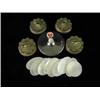 Image 1 : A set of 4 Victorian whist markers, 10 mot...