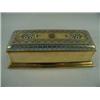 Image 1 : A late Victorian brass champleve enamel dr...