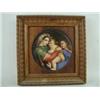 Image 1 : A 19th century painted porcelain plaque af...