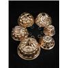 Image 1 : A set of five jelly moulds largest 7 1/4 (...
