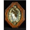 Image 1 : An early 18th century walnut framed silkwo...