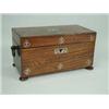 Image 1 : A Victorian rosewood and mother of pearl i...