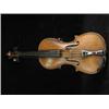 Image 1 : A 19th century cased violin and bow, with ...