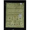 Image 1 : A 19th century needlework sampler, with al...