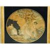 Image 1 : A Regency silk work picture in an unusual ...
