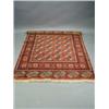 Image 1 : A modern rust ground handmade woollen Pers...
