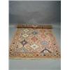 Image 1 : A modern peach ground handmade woollen Per...