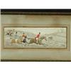 Image 1 : Three silk stevengraphs depicting hunting ...