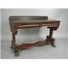 Image 1 : A William IV mahogany washstand with 2 fri...