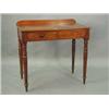 Image 1 : A mid 19th century 2 drawer mahogany side ...