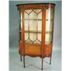 Image 1 : An Edwardian strung mahogany display cabin...