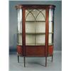 Image 1 : An Edwardian inlaid mahogany display cabin...