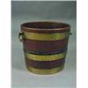 Image 1 : A George III brass bound mahogany bucket w...