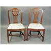 Image 1 : A set of 6 George III mahogany dining chai...