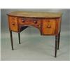 Image 1 : A George III mahogany bow front sideboard,...