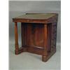 Image 1 : A William IV mahogany Davenport, the slopi...