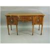 Image 1 : An Edwardian strung mahogany sideboard wit...