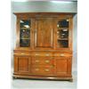 Image 1 : A Victorian oak Welsh dresser with two gla...