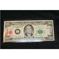 George Bush 2001 Dollar Bill