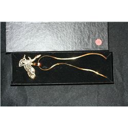 Gold Flying Eagle Necklace
