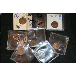 Lot of 10, Lincoln Pennies various coins & conditions