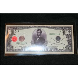 The US Civil War Commemorative 2002 Note