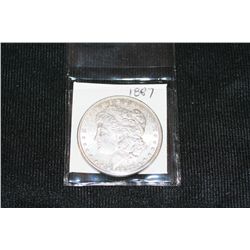1887 Silver Morgan Dollar