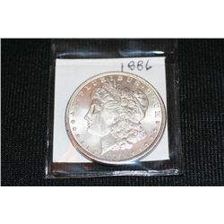 1886 Silver Morgan Dollar