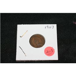 1907 Indian Head Penny
